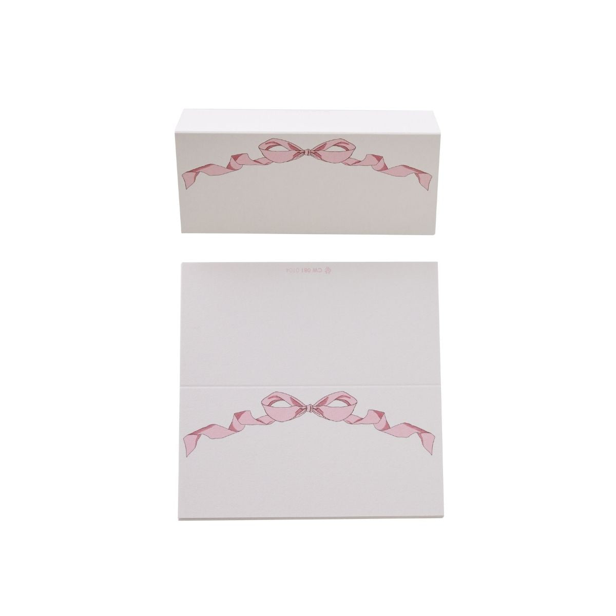 Pink Bow Placecards
