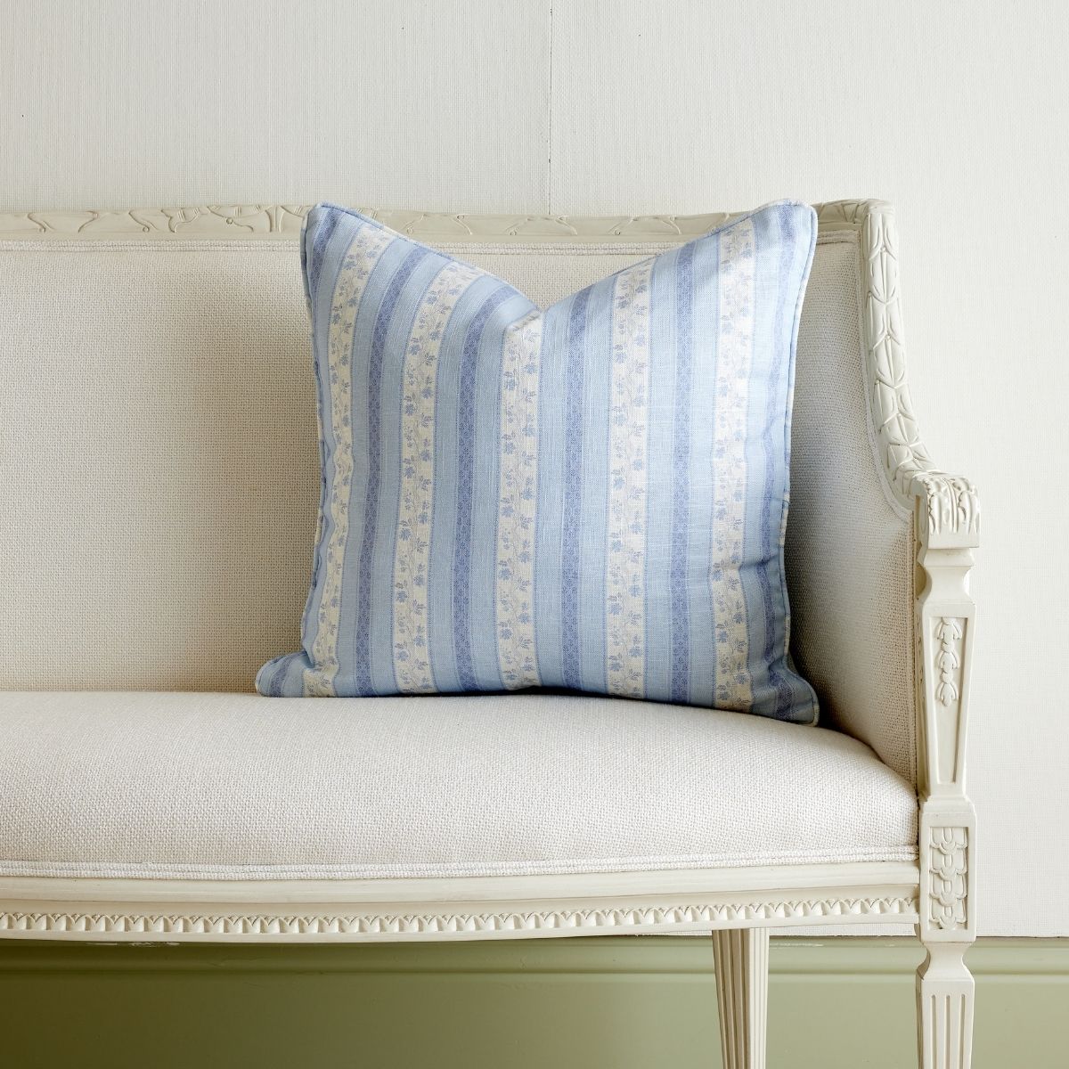 Isabelle in Blue Pillow Cover