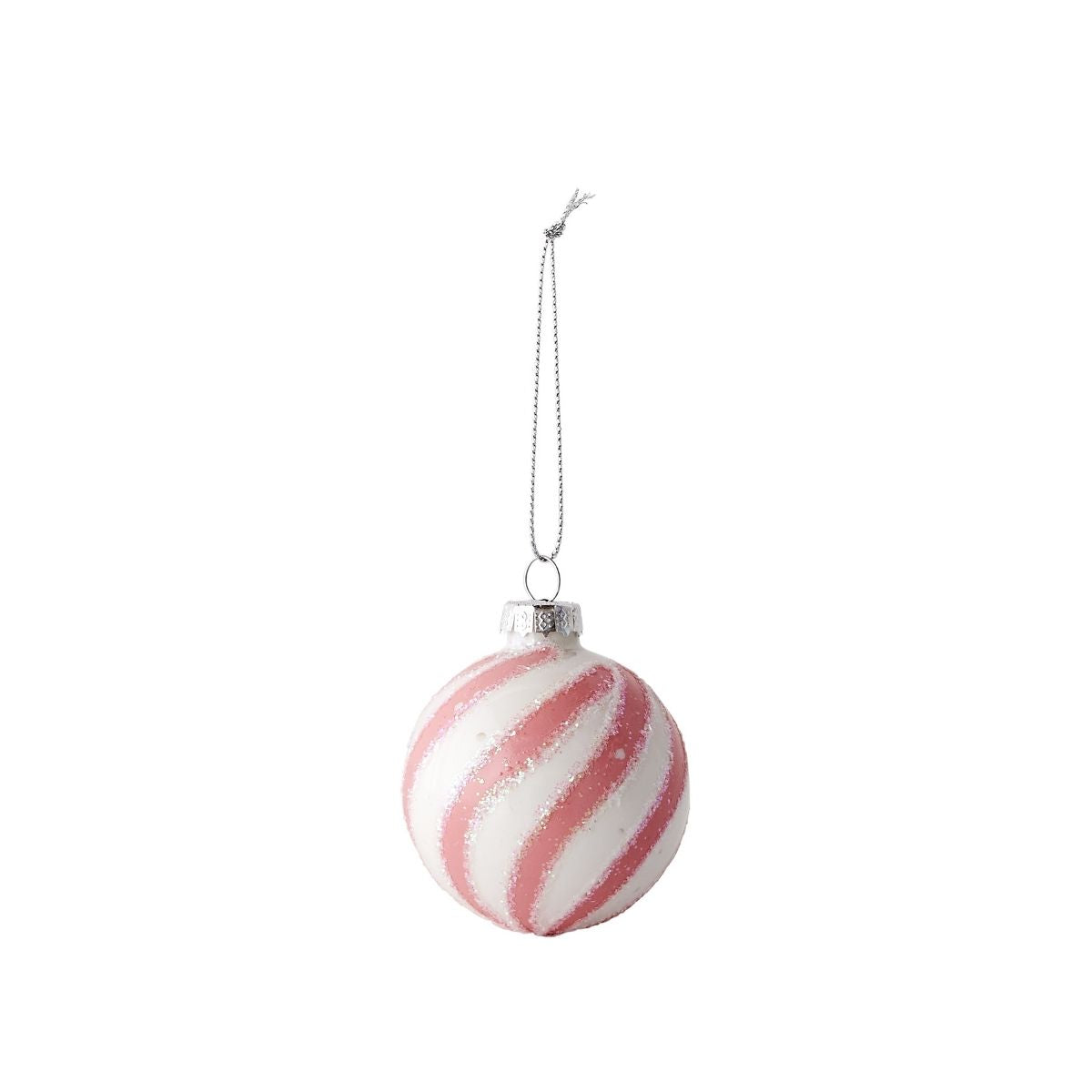 Blush Swirl Stripe Ornament