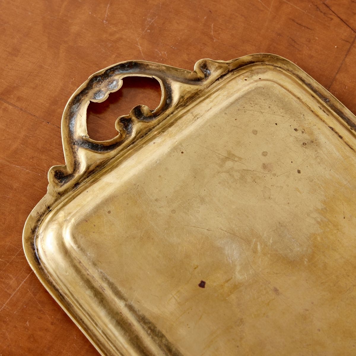 Petite Brass Tray with Handles - Caitlin Wilson Design