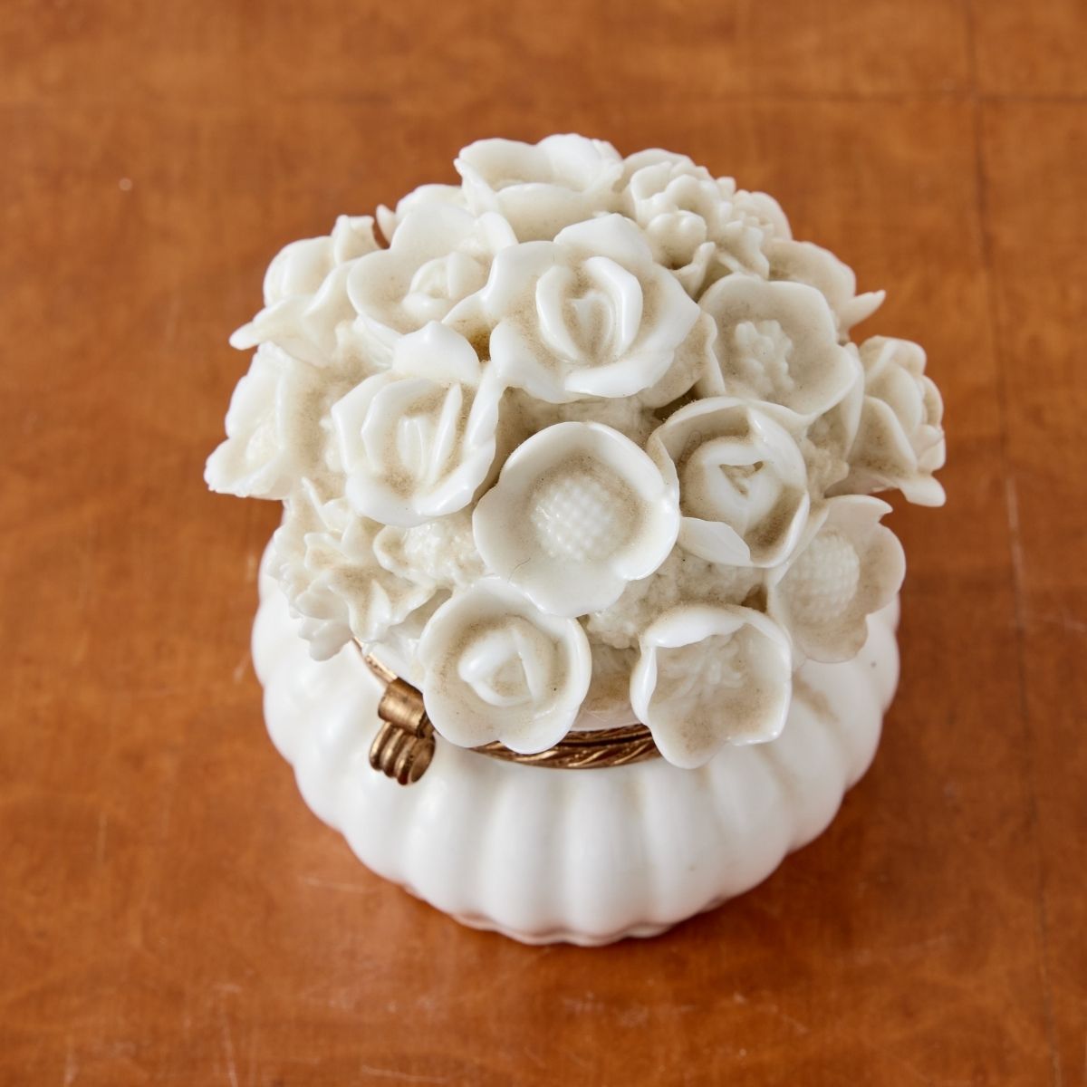 Porcelain Powder Jewelry Trinket Box - Caitlin Wilson Design