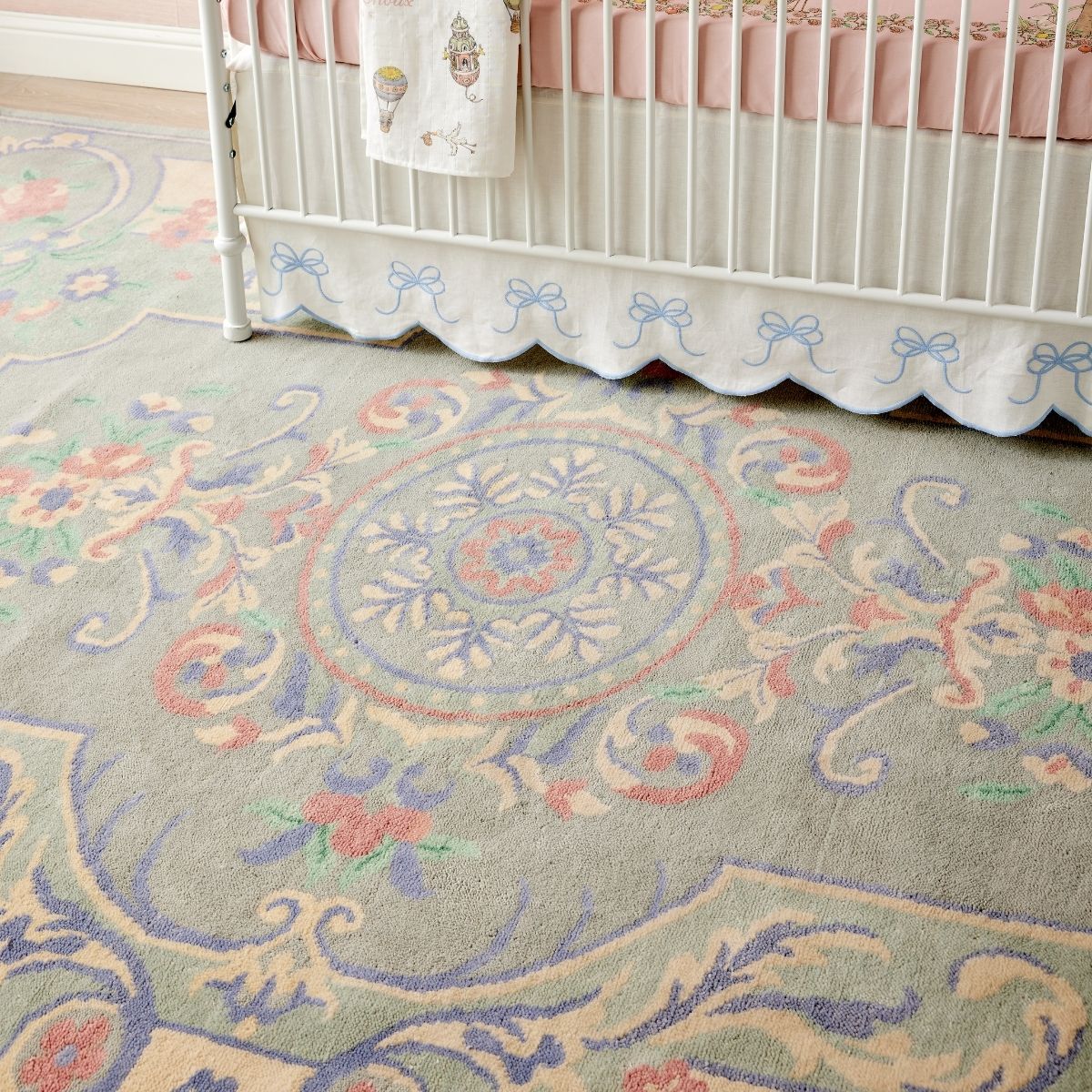 Gardenia Rug in Powder Blue