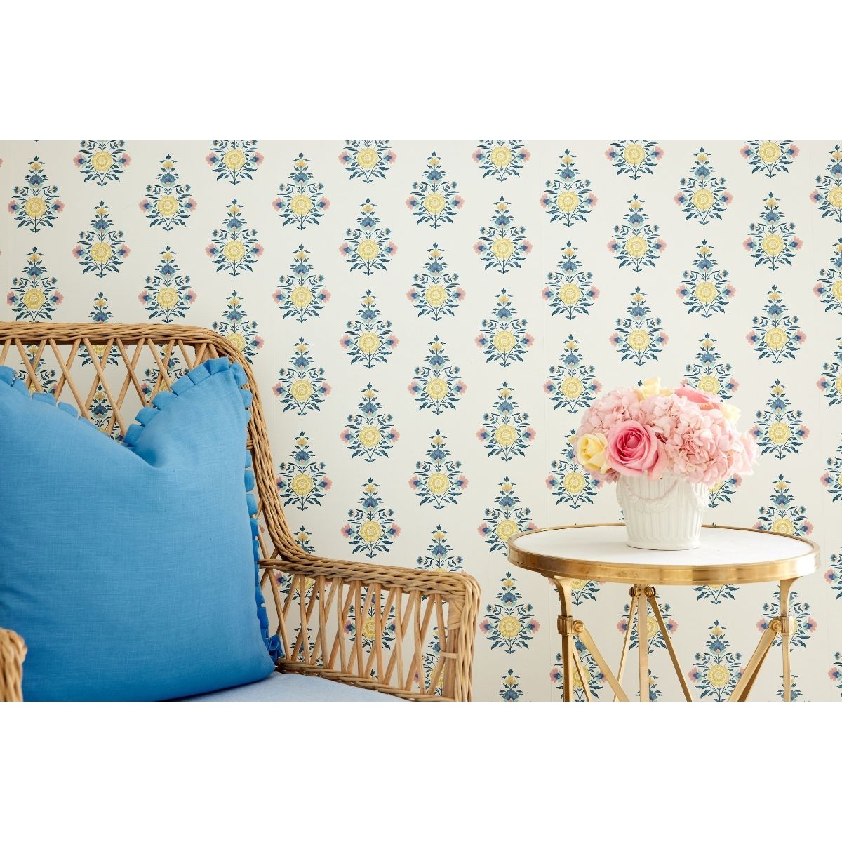 Celeste Block Print Wallpaper - Caitlin Wilson Design