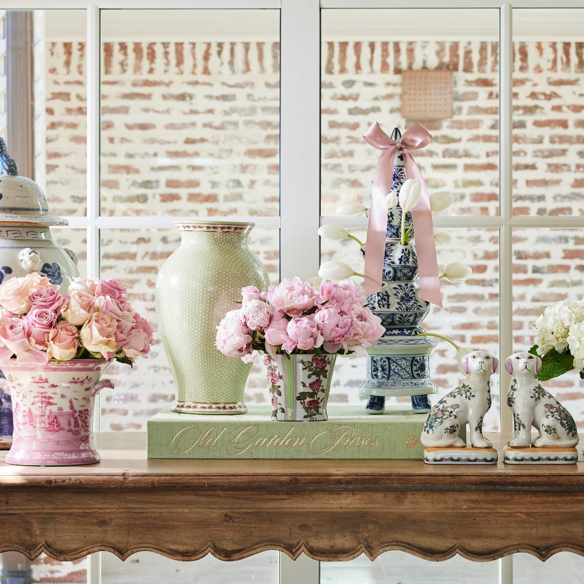 Small Rose Garden Cachepot - Caitlin Wilson Design