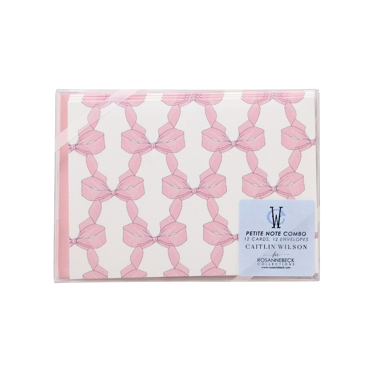 Blush Bows Petite Note Card Combo