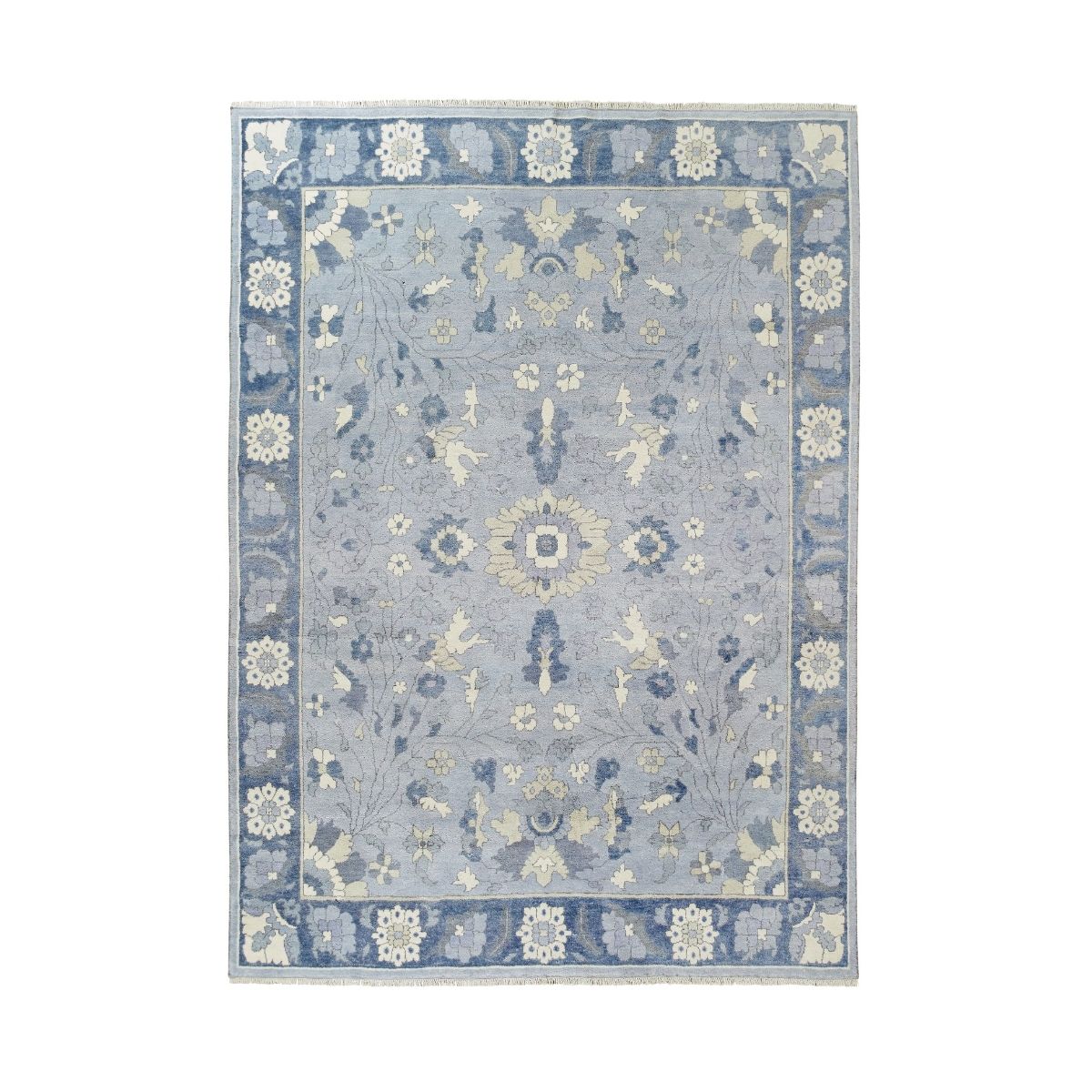 Olivia Rug in Soft Blue