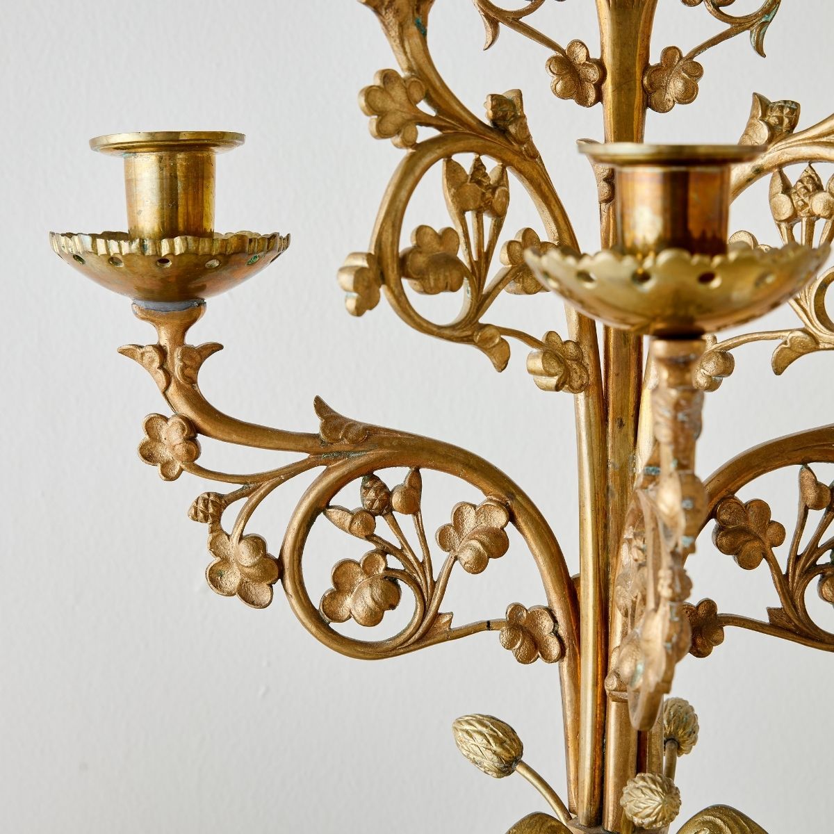 Six Candle Brass Candelabra - Caitlin Wilson Design