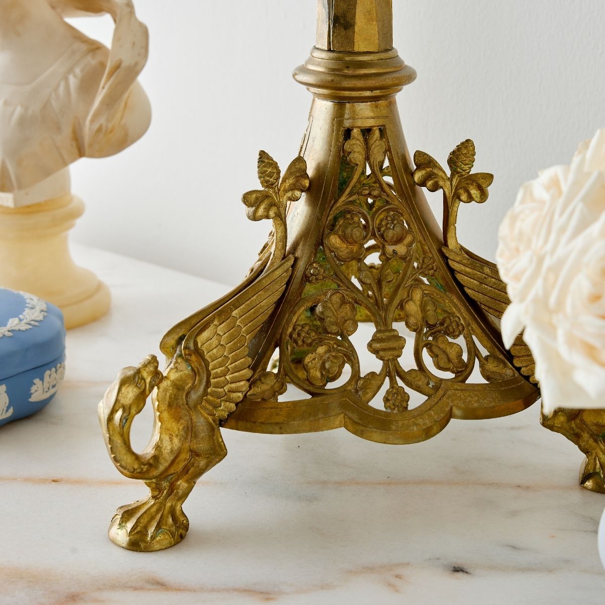 Six Candle Brass Candelabra - Caitlin Wilson Design