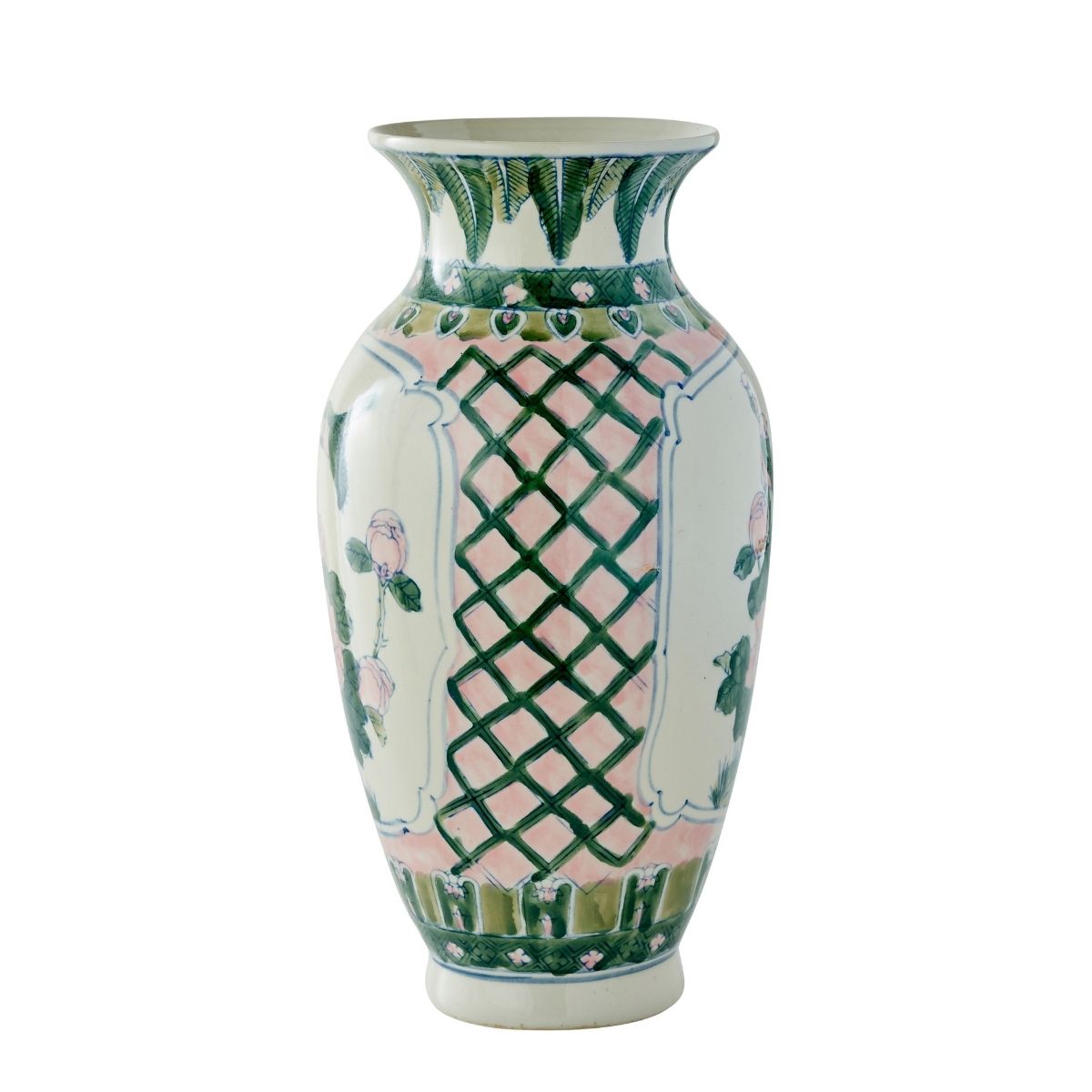 Green & Pink Ceramic Vase - Caitlin Wilson Design