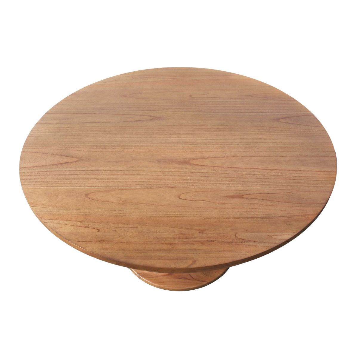 55" Belclaire Pedestal Table (Golden Oak) - Caitlin Wilson Design