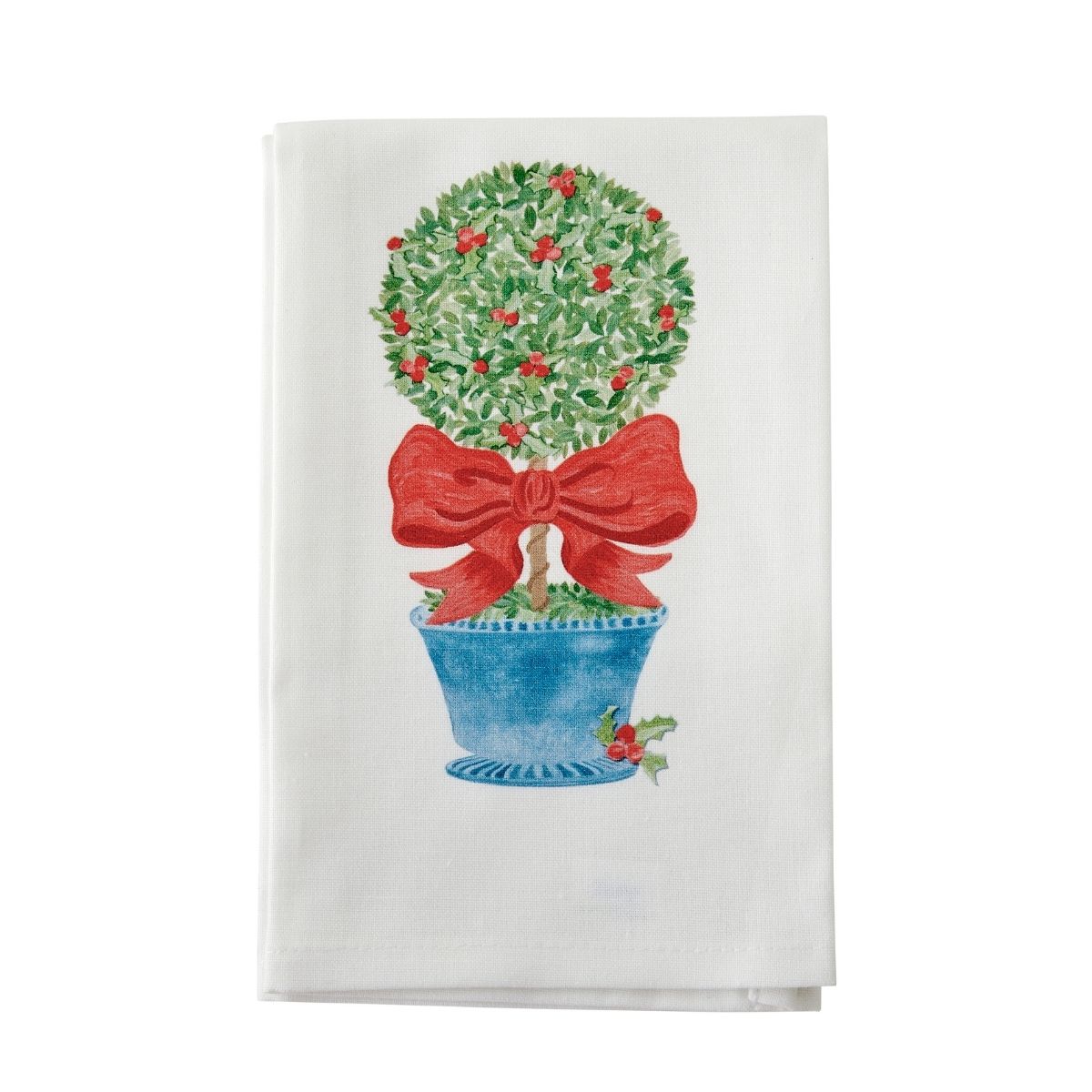 Boxwood Topiary Tea Towel