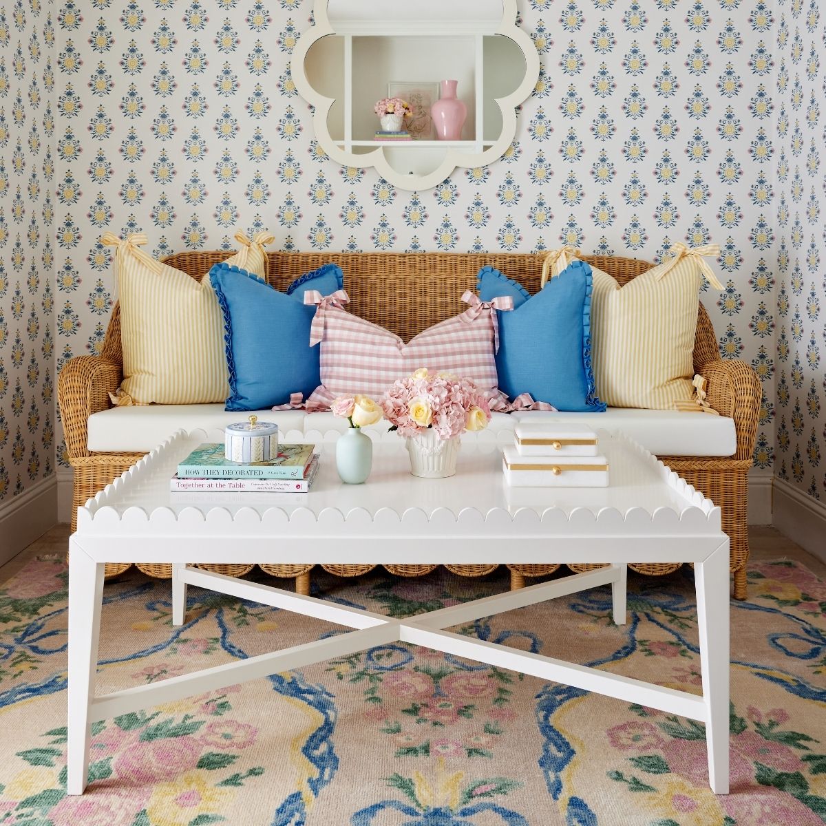 Celeste Block Print Wallpaper - Caitlin Wilson Design