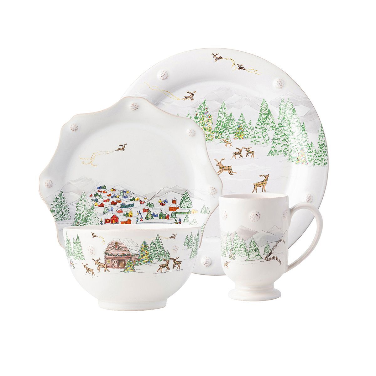 Berry & Thread North Pole 16pc Dinnerware Set