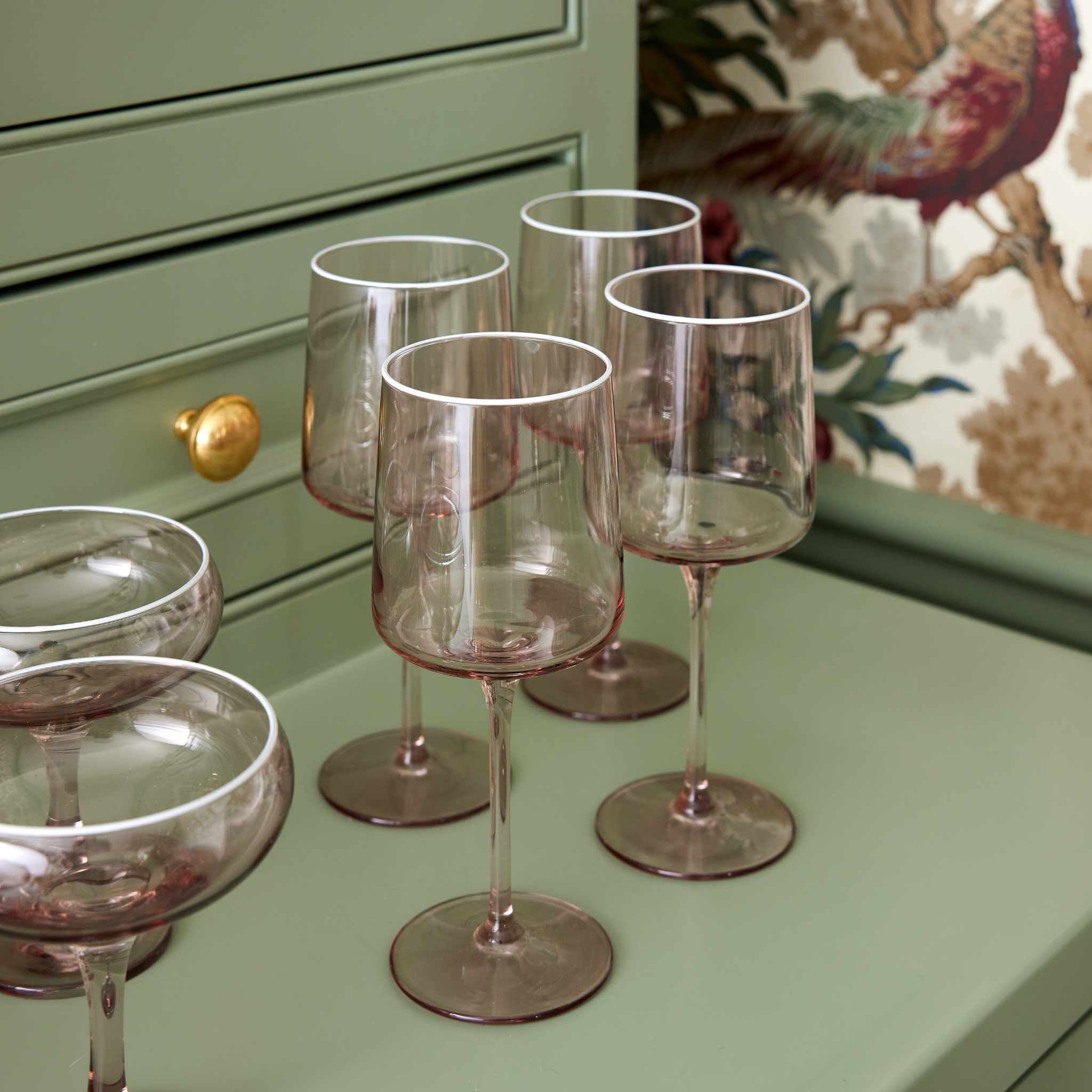 Quartz Wine Glass, Set of 4 - Caitlin Wilson Design