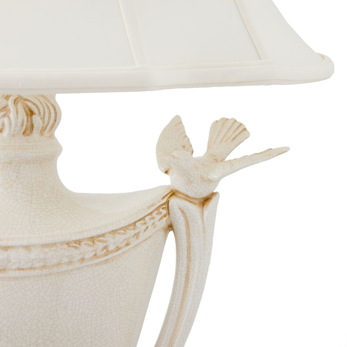 Lovebird Lamp in Cream