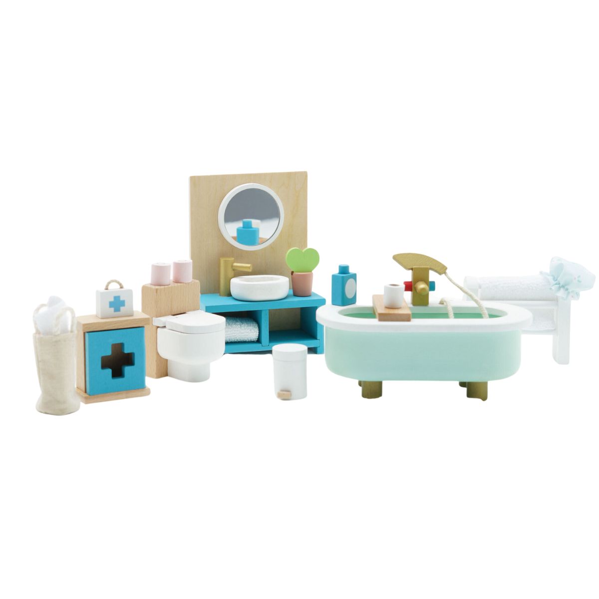 Dollhouse Bathroom Set