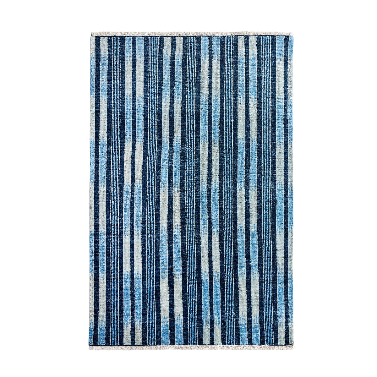 Dylan Rug in Ikat Blue - Caitlin Wilson Designs