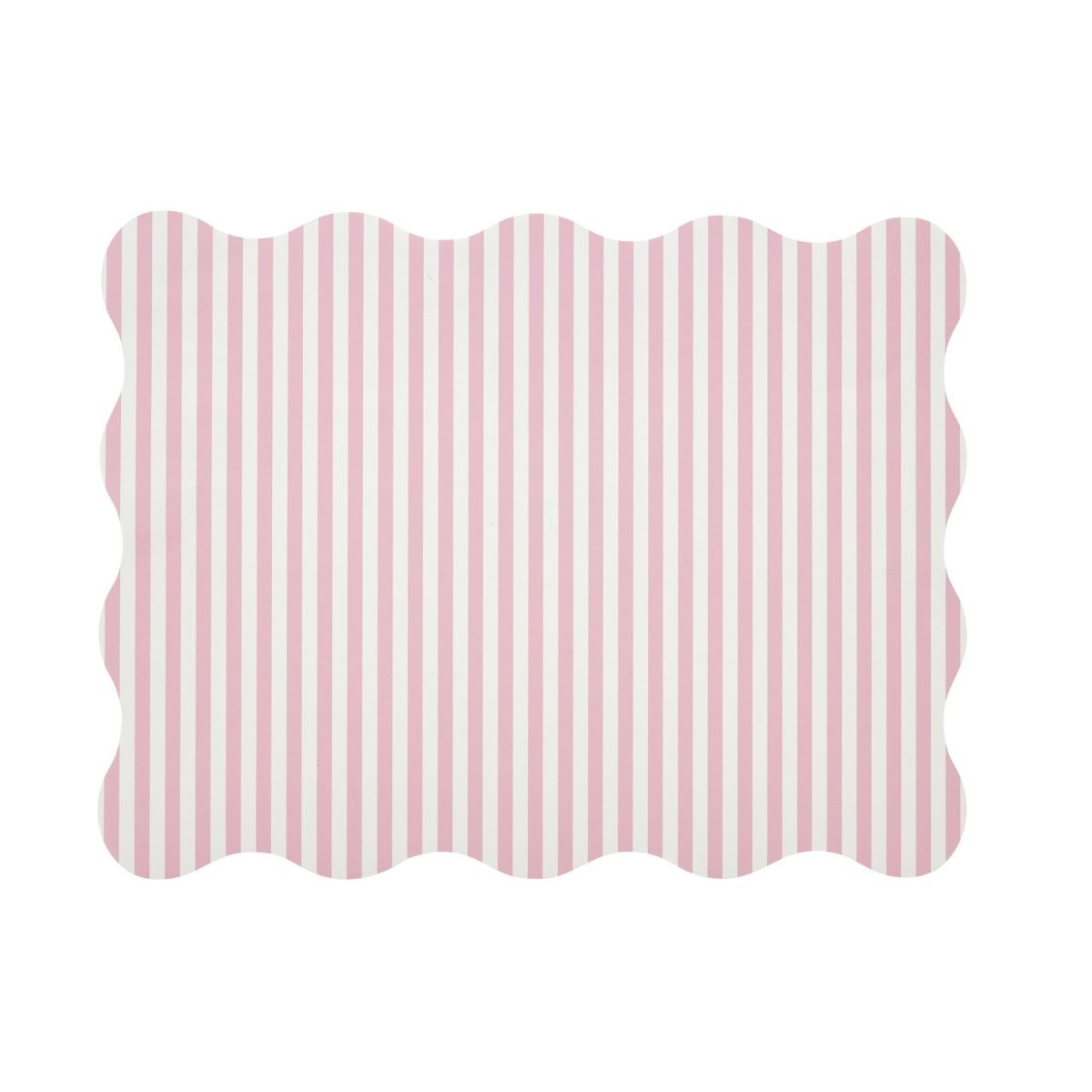 Blush Stripe Posh Die-Cut Placemats