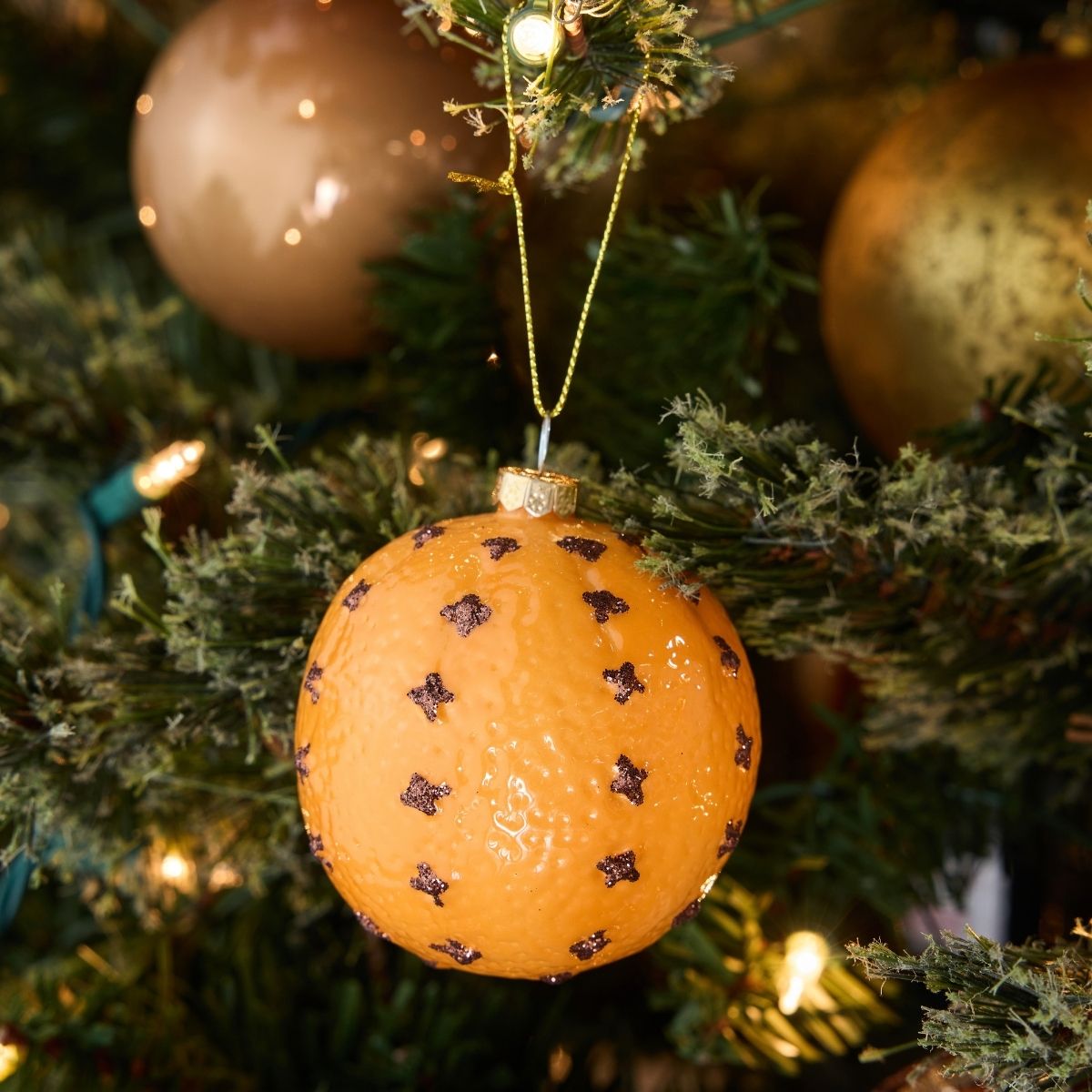 Orange Pomander Ornament - Caitlin Wilson Design