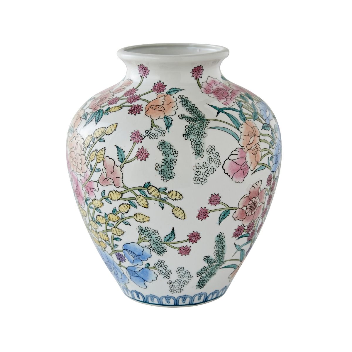 Floral Chinoiserie Vase - Caitlin Wilson Design