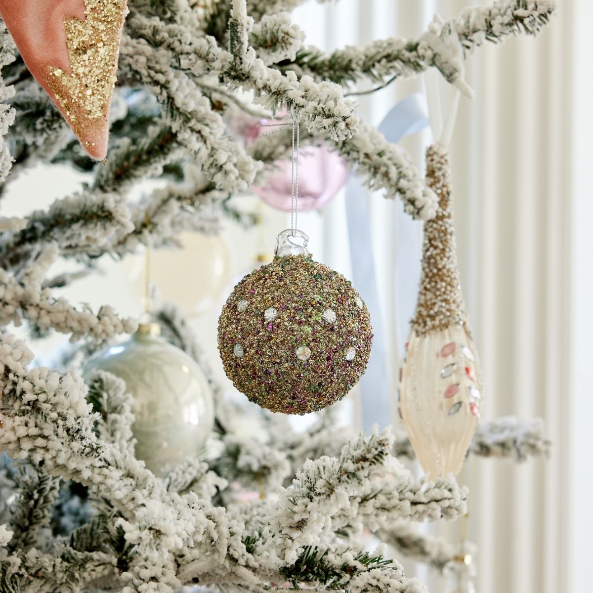 Multicolored Beaded Ornament