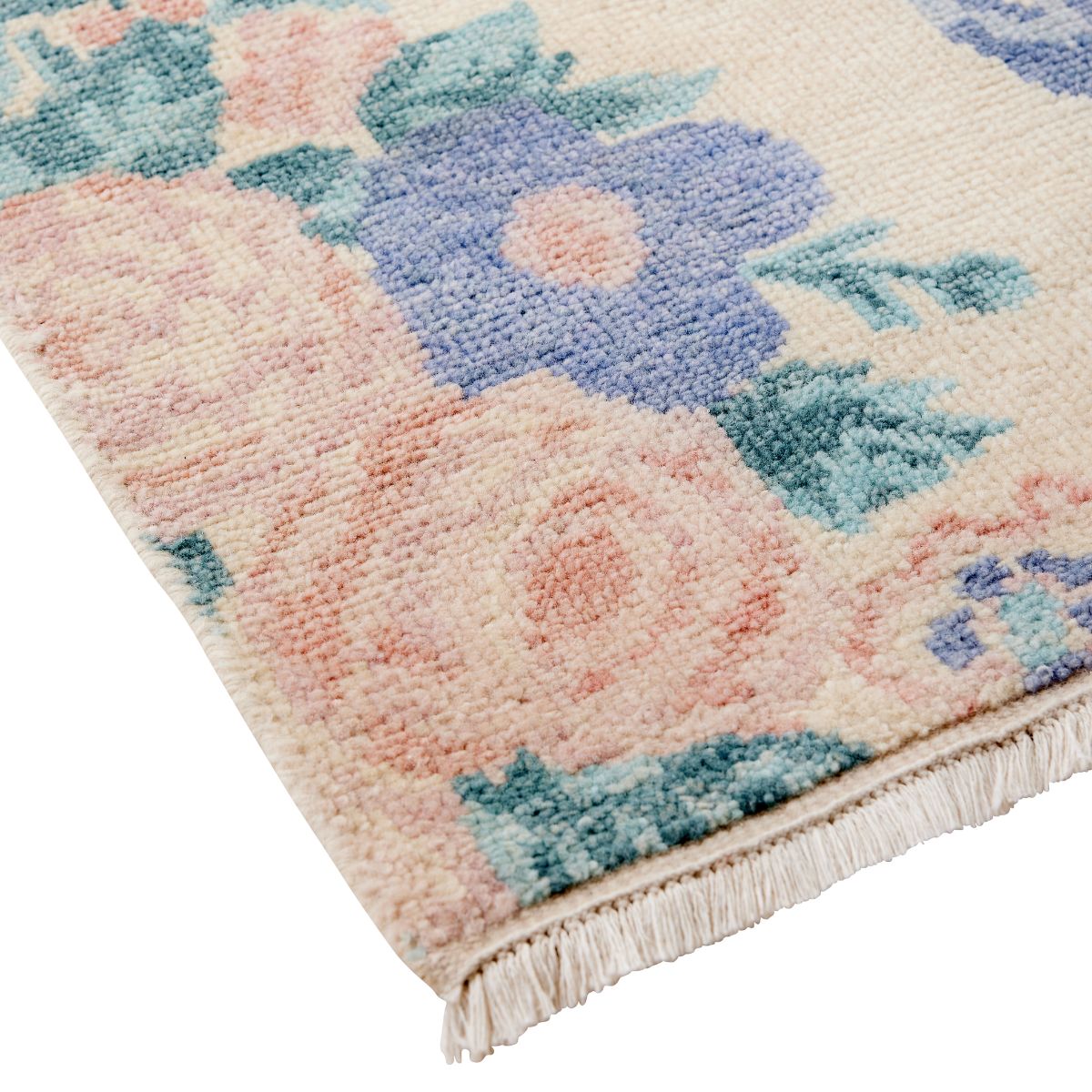 Baroque Bouquet Rug in Tea Rose