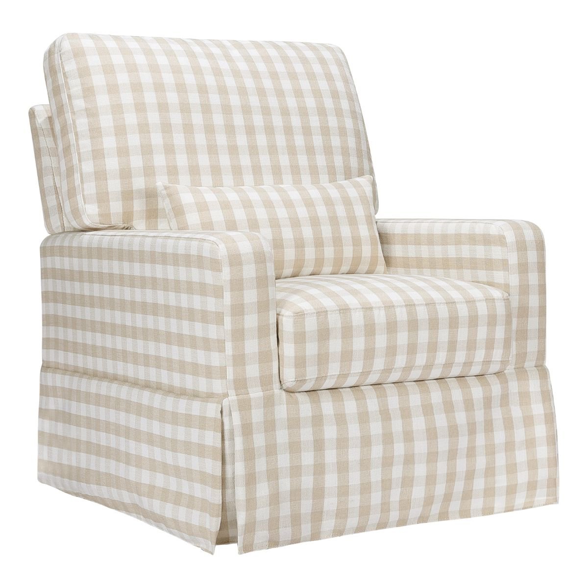 Crawford Pillowback Comfort Swivel Glider