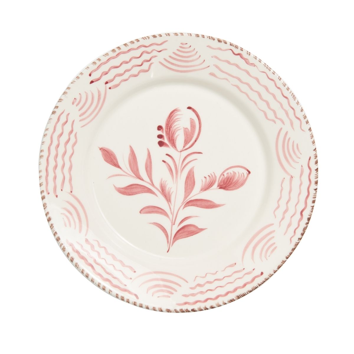 Pink Waves Dinner Plate Set