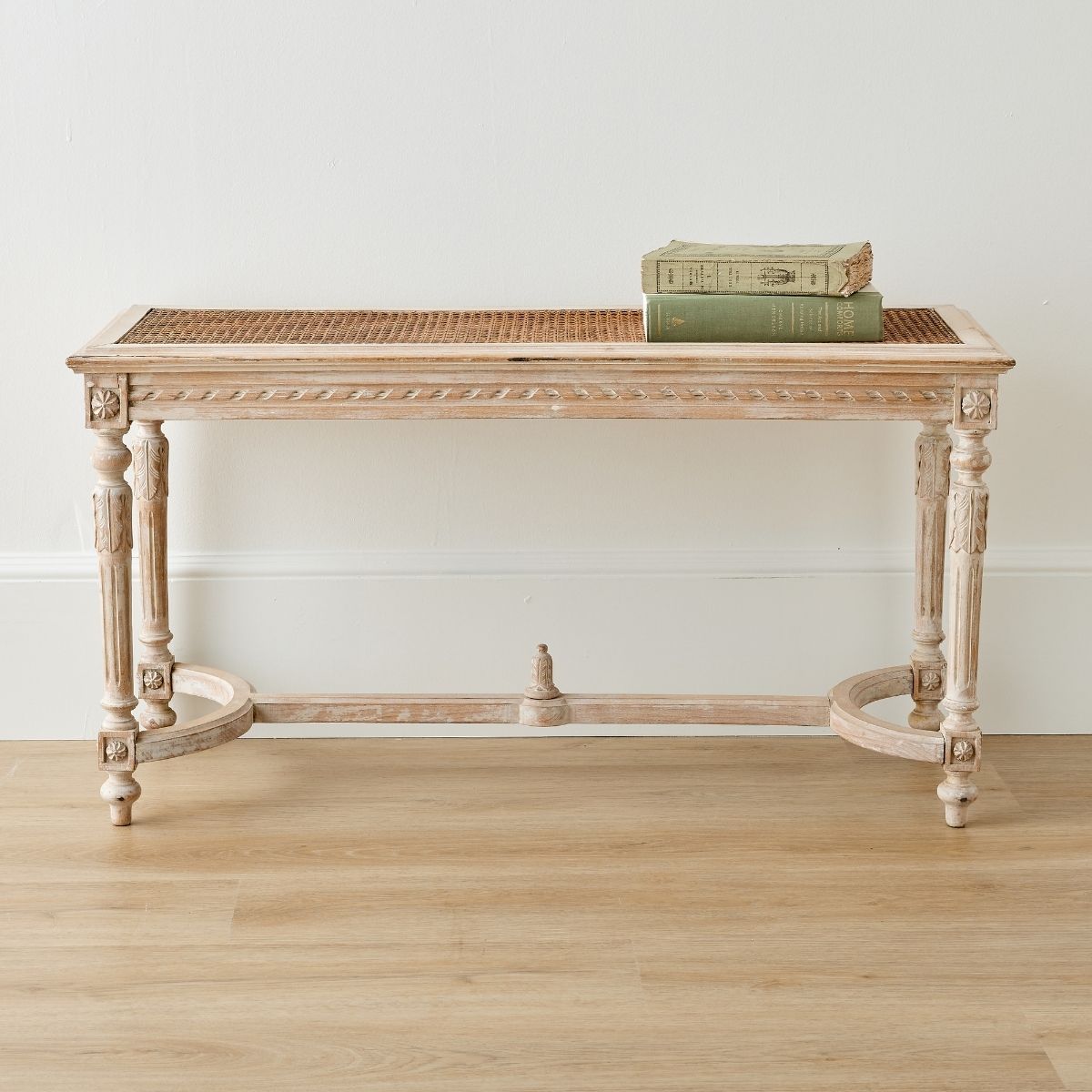 Louis XVI Style Caned Bench - Caitlin Wilson Design