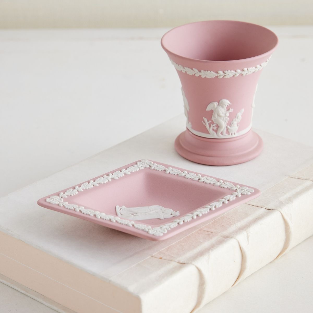 Wedgwood Pink Bud Vase