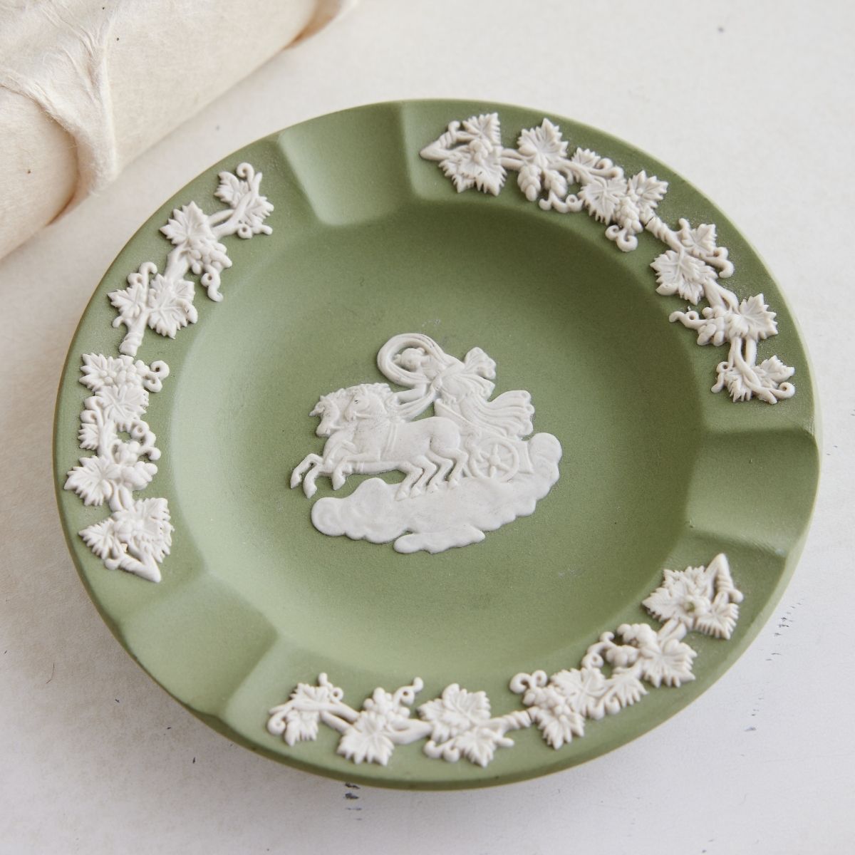 Wedgwood Sage Green Trinket Plate