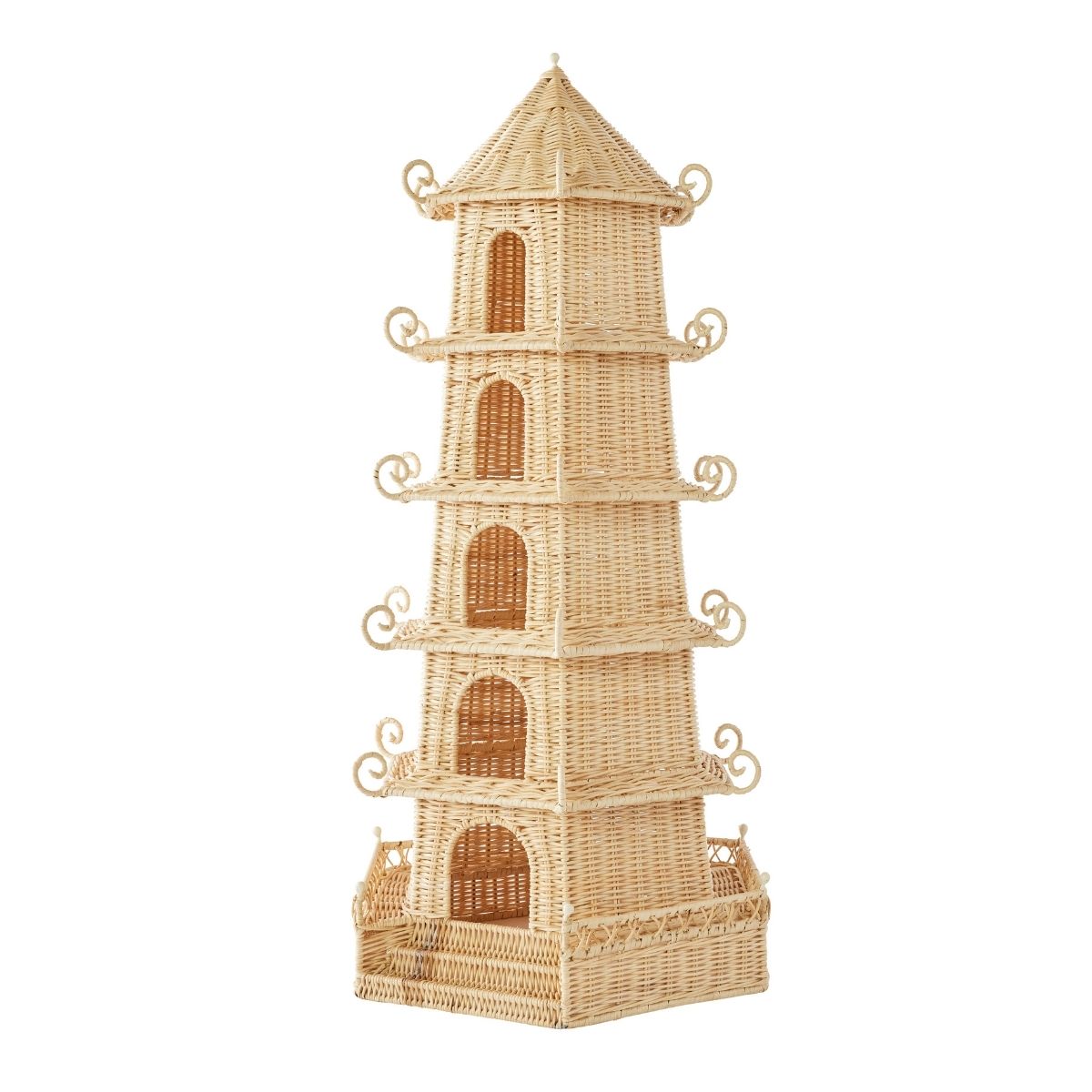Tall Wicker Pagoda