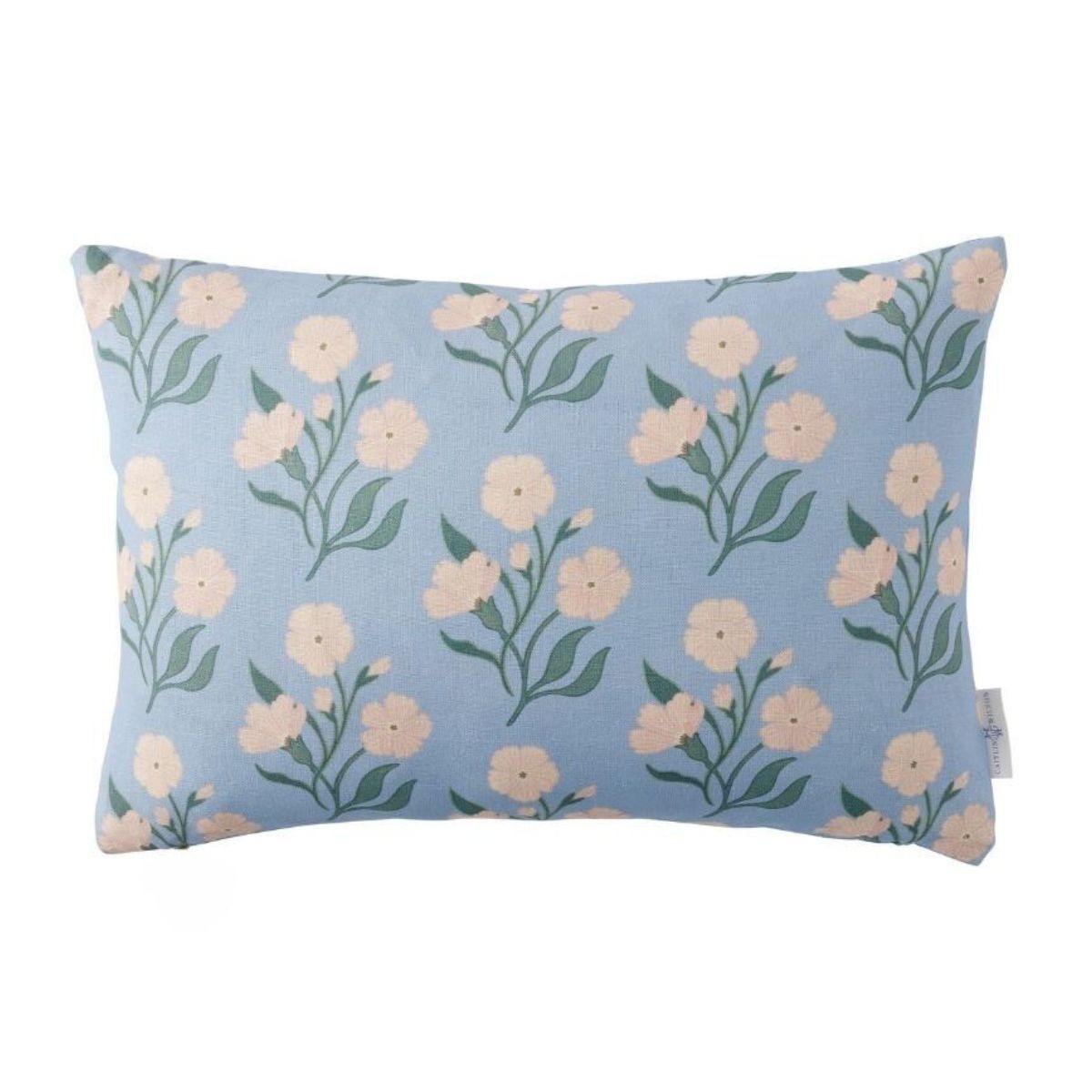 Blush Petal Print Pillow