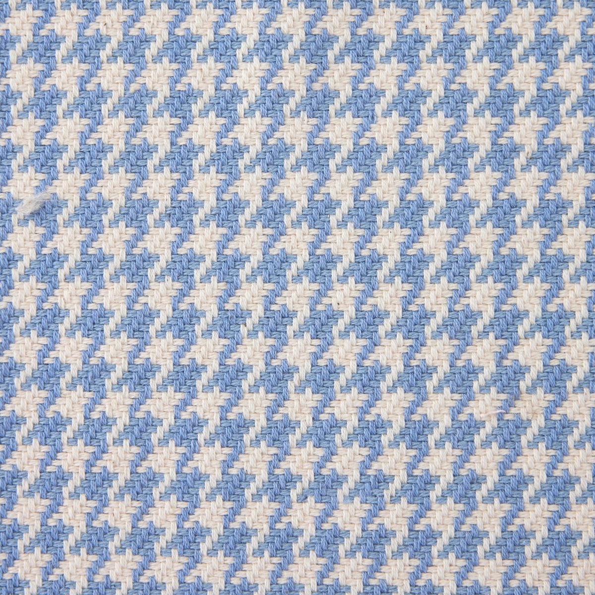 Houndstooth Blue Fabric Swatch