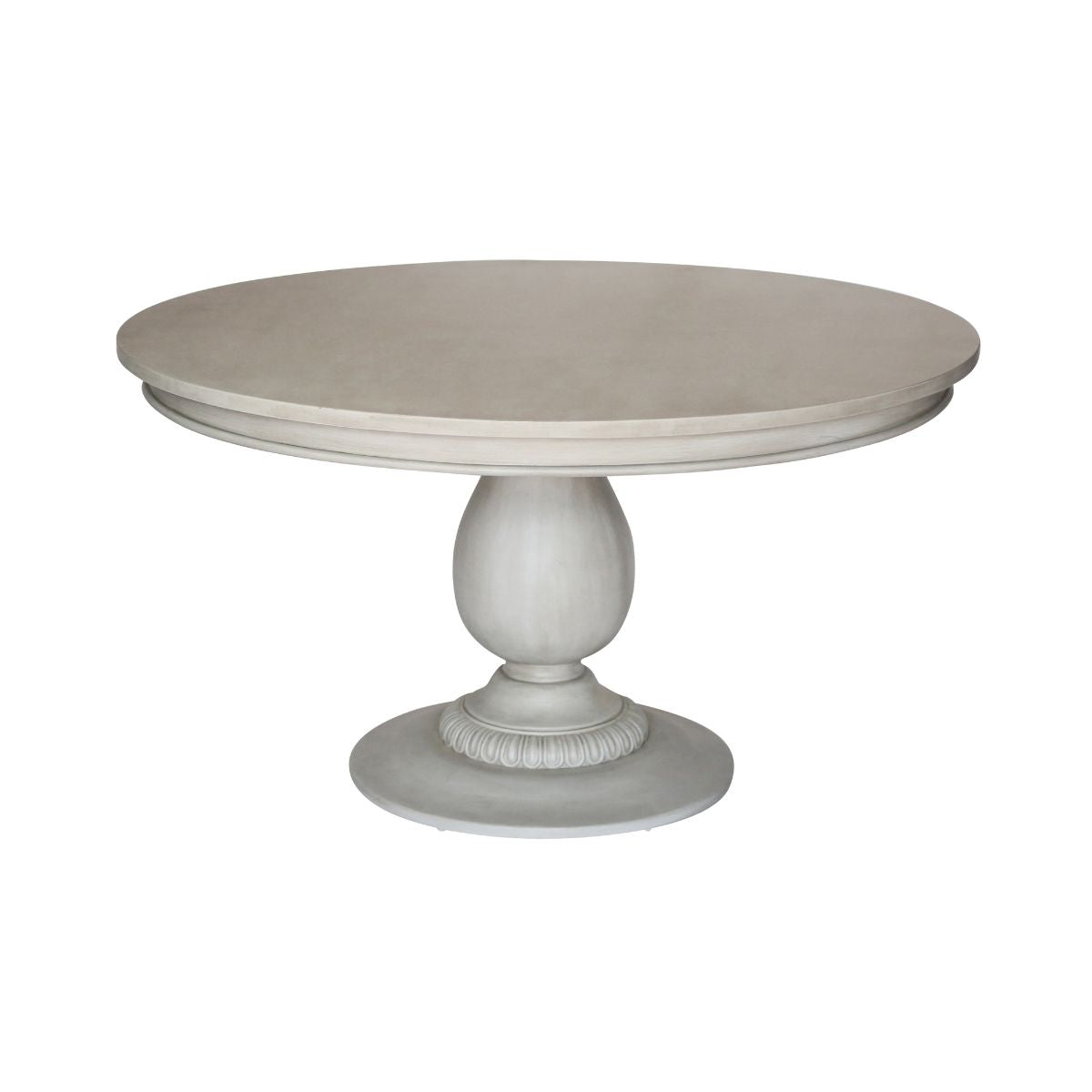 Belclaire Pedestal Table - Aged French Grey