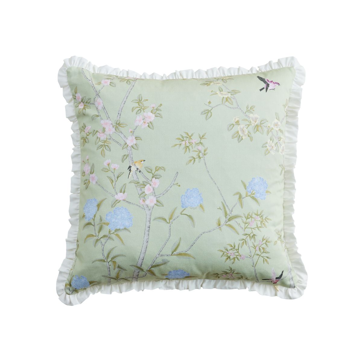 Nicola Pillow in Garden Green