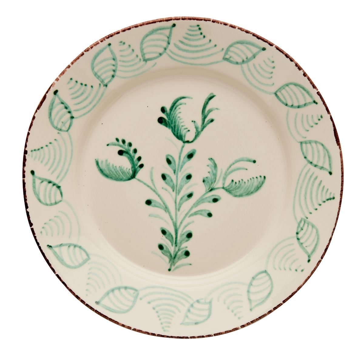 Green Shell Dinner Plate Set