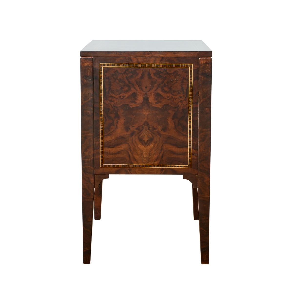 Charles Dark Walnut Burl Side Table