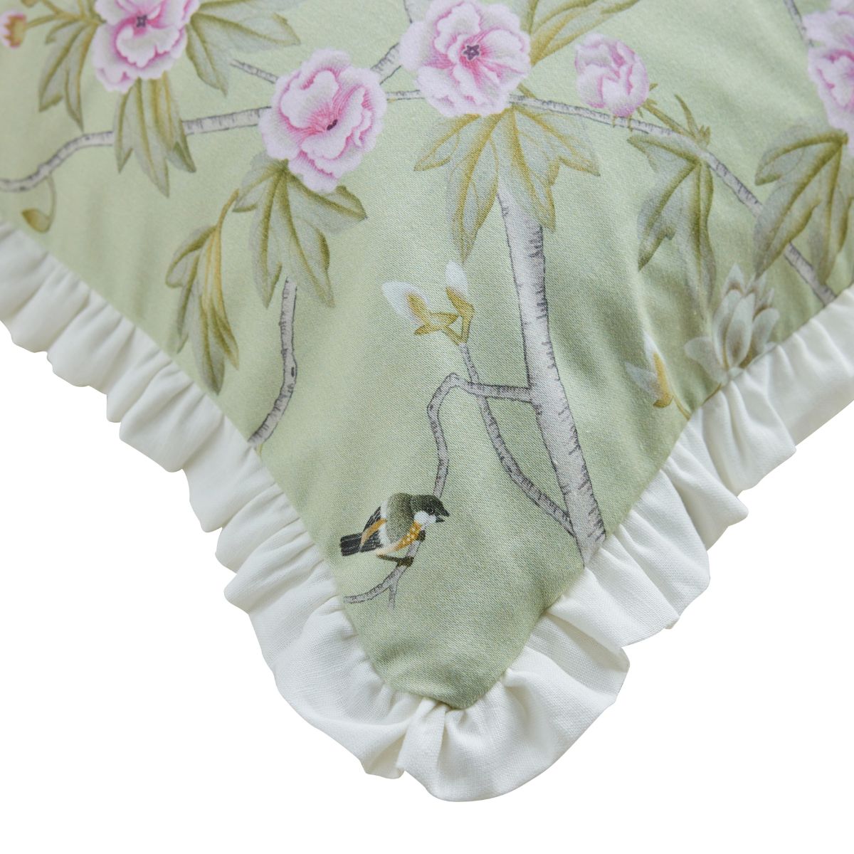 Nicola Pillow in Garden Green