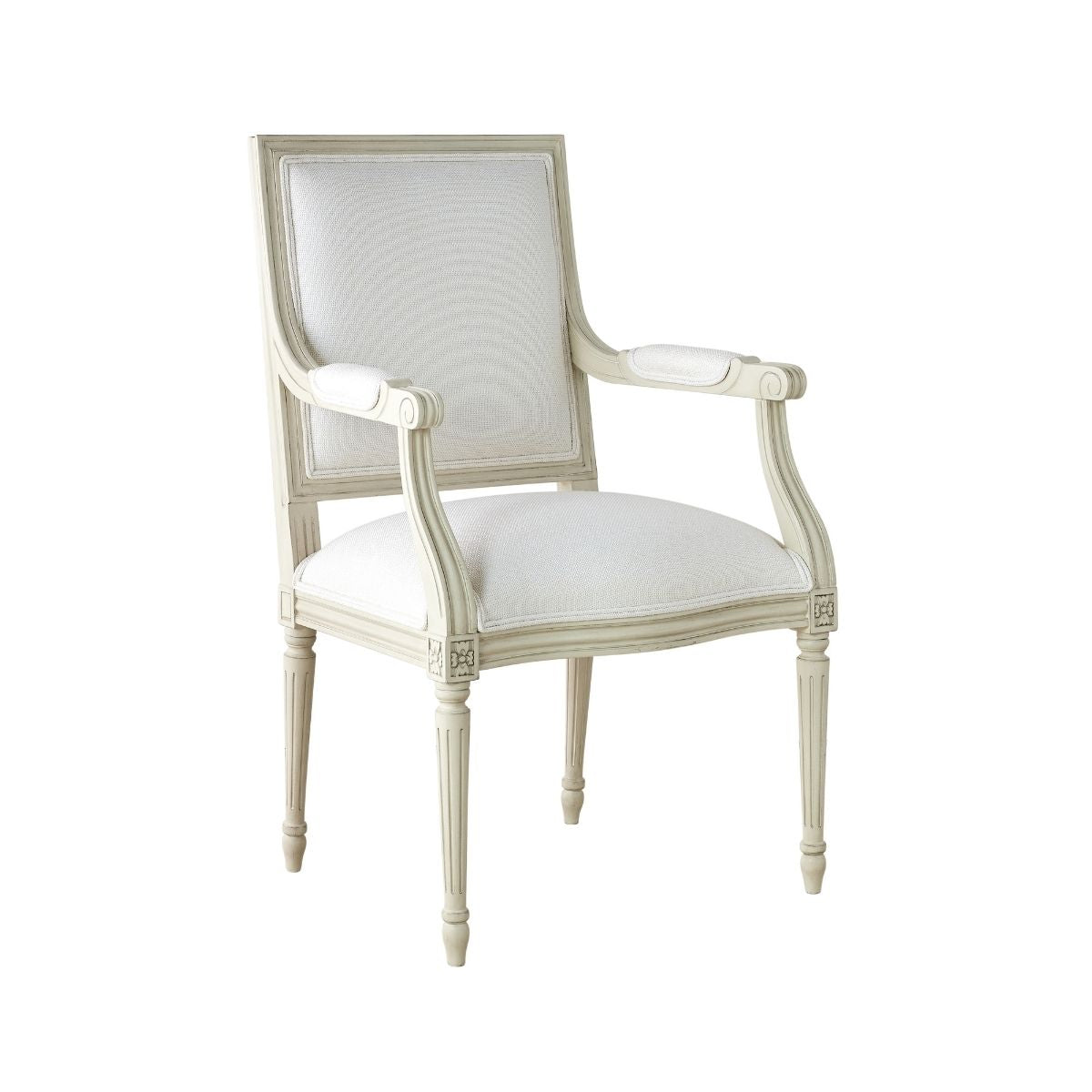 Genevieve Arm Chair in Cream