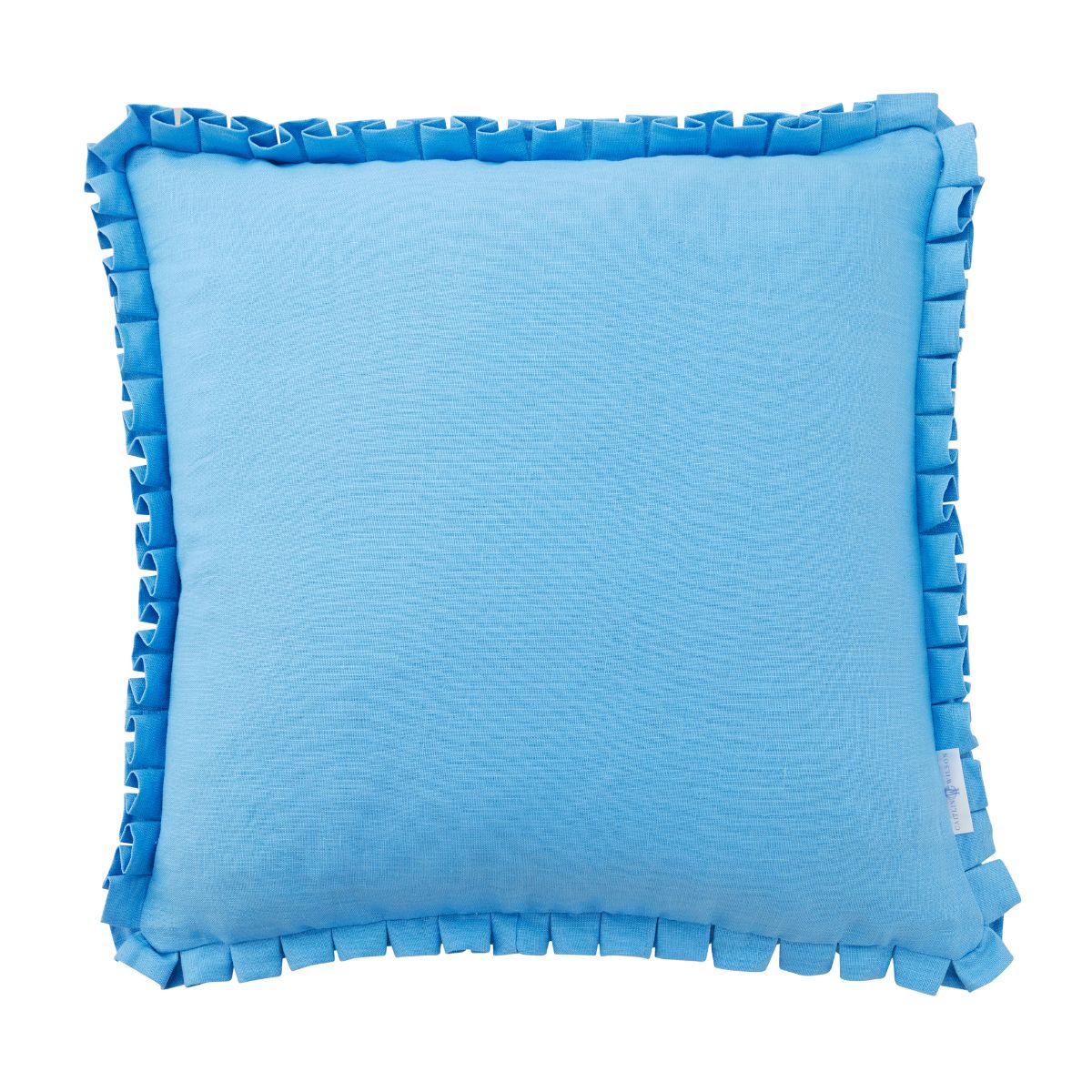 Beth Box Pleat Pillow in Cornflower - Caitlin Wilson Design