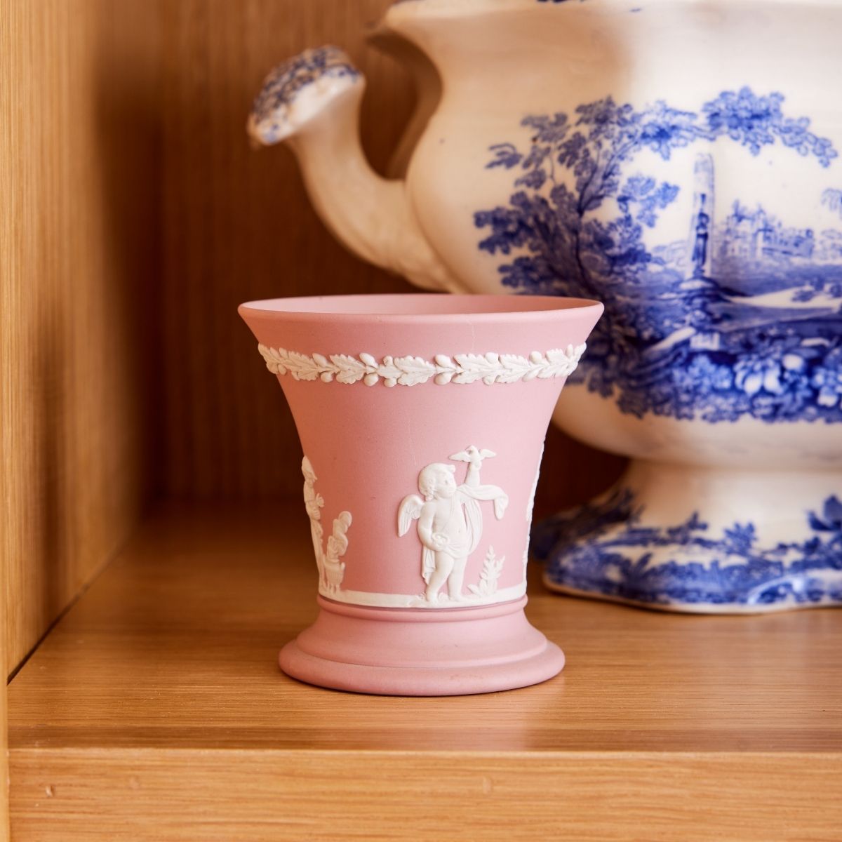 Wedgwood Pink Bud Vase