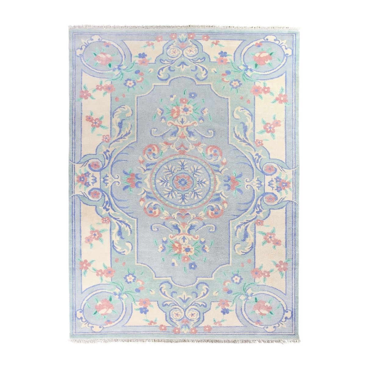 Gardenia Rug in Powder Blue