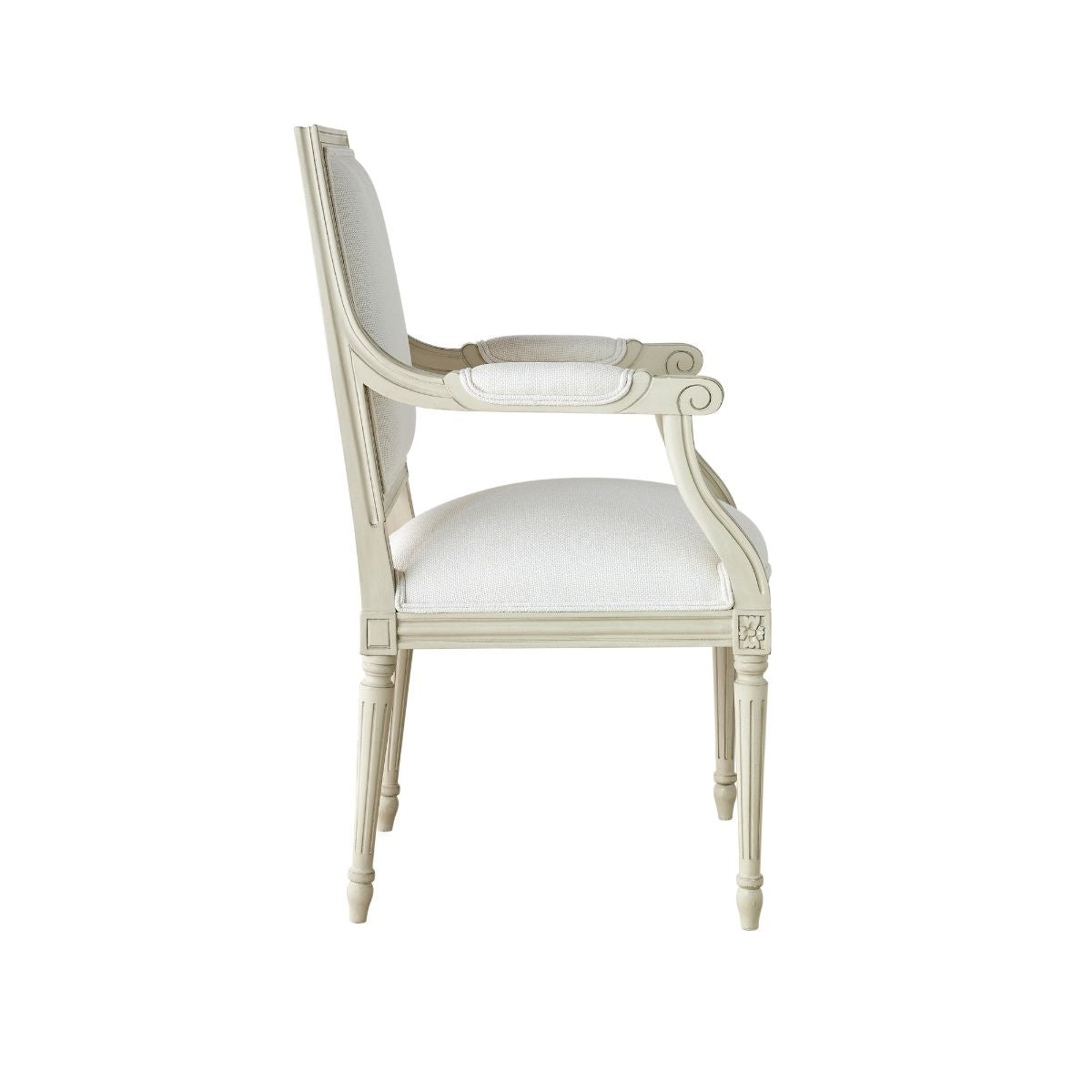 Genevieve Arm Chair in Cream