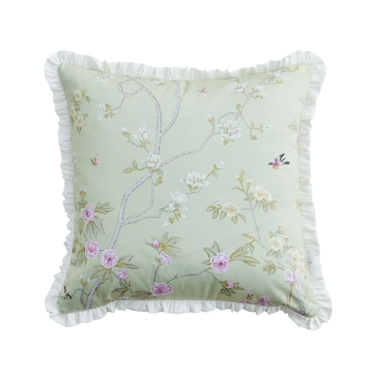 Nicola Pillow in Garden Green