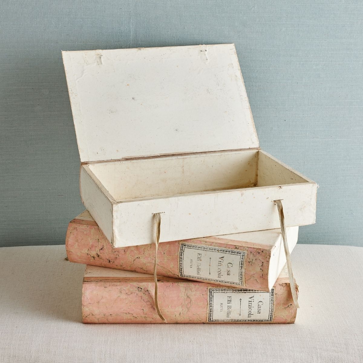 Set 3 Marbled Pink Document Box - Caitlin Wilson Design