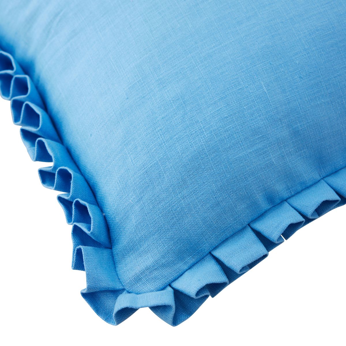 Beth Box Pleat Pillow in Cornflower - Caitlin Wilson Design