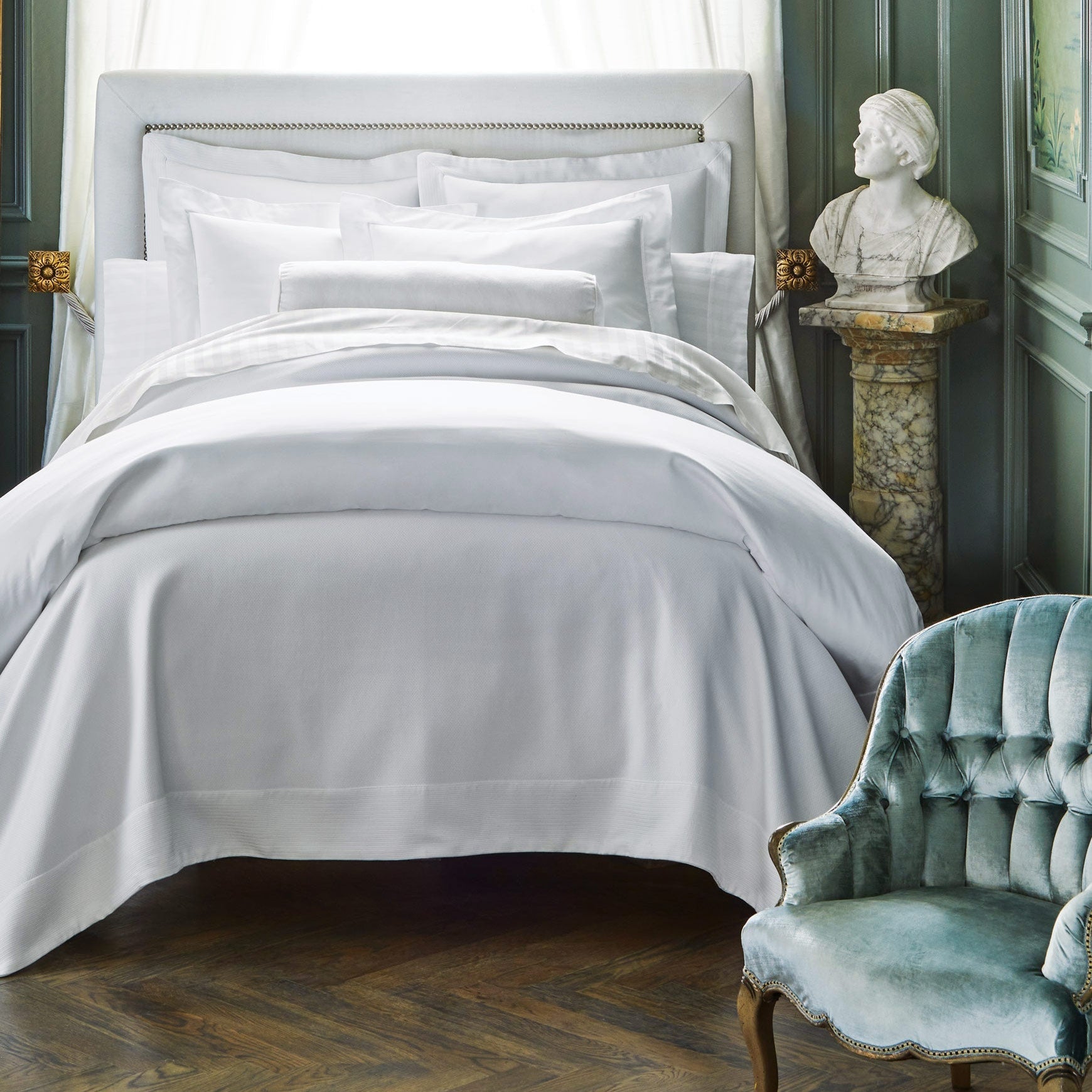 Angelina Matelassé Coverlet - Caitlin Wilson Design