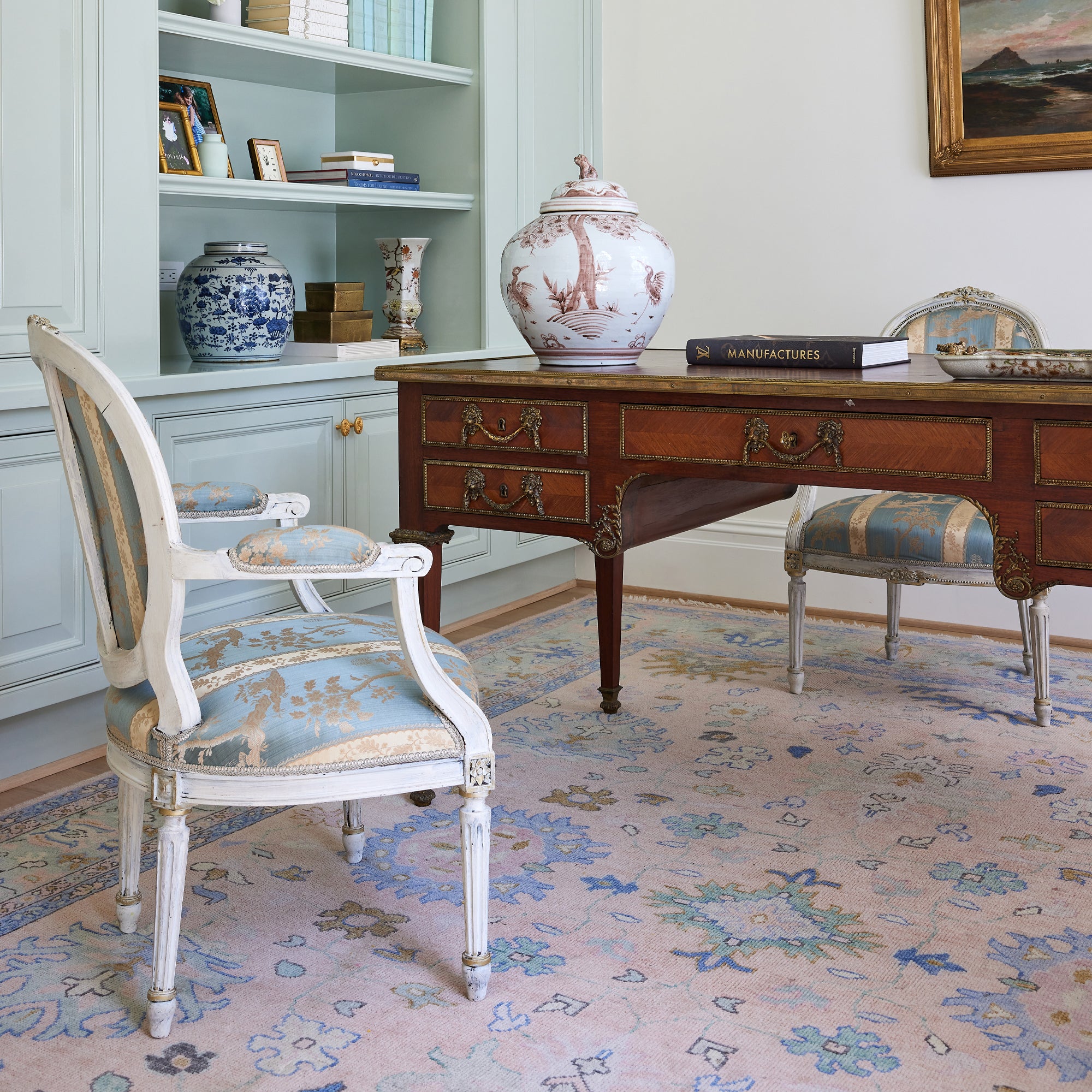 Ankara Rug in Peach