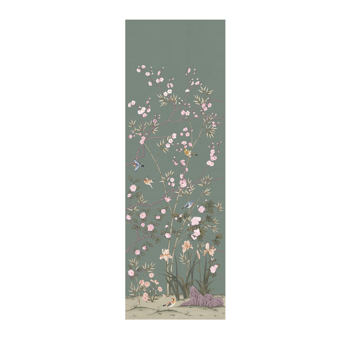 Avondale in Celadon Mural - Caitlin Wilson Design